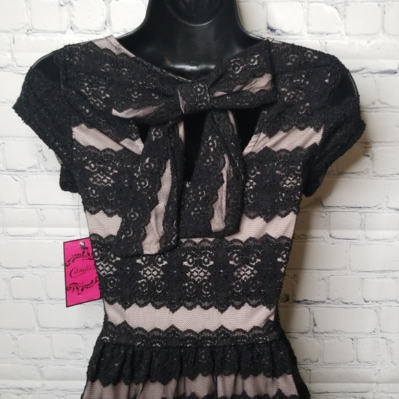 Candie's black lace dress - Picture 5 of 8